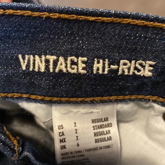American Eagle Vintage Hi-rise Jeans size 2 - Picture 3 of 7